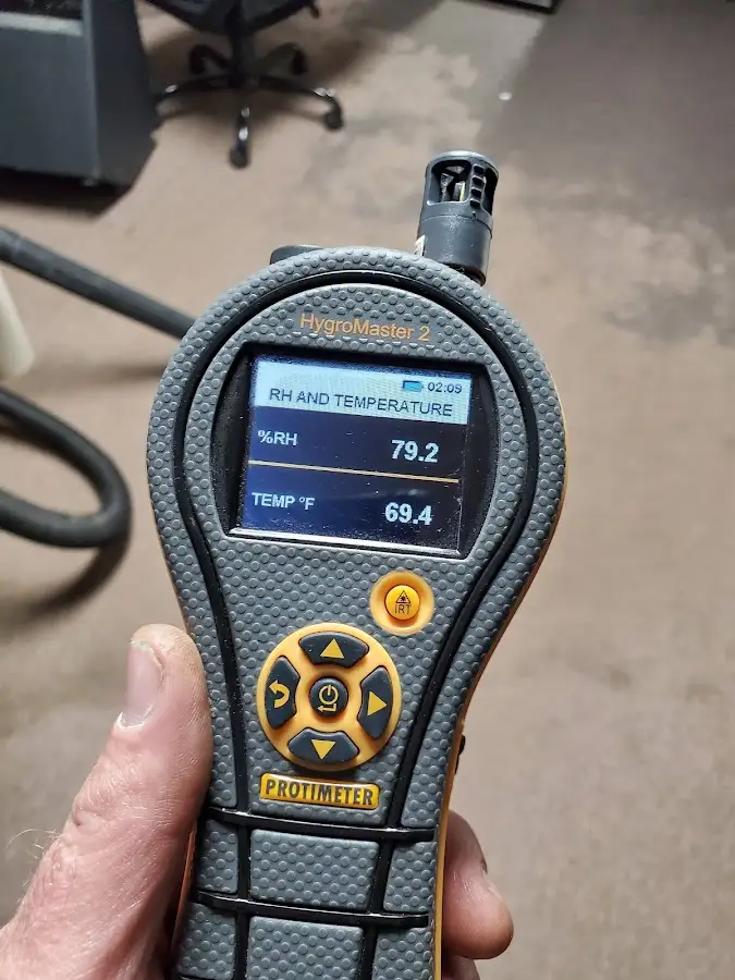 Moisture meter humidity assessment for Fire & Smoke Damage Restoration in North Tustin